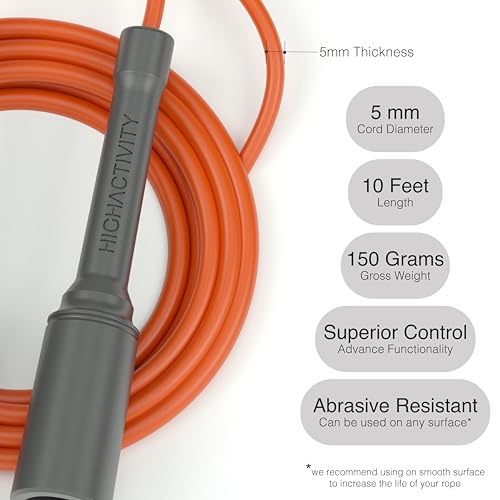 High Activity Pro Series Jump Rope – Professional Adjustable Speed Rope for Advanced Conditioning, Cardio & Fitness Training | Precision Engineered Design - Image 2