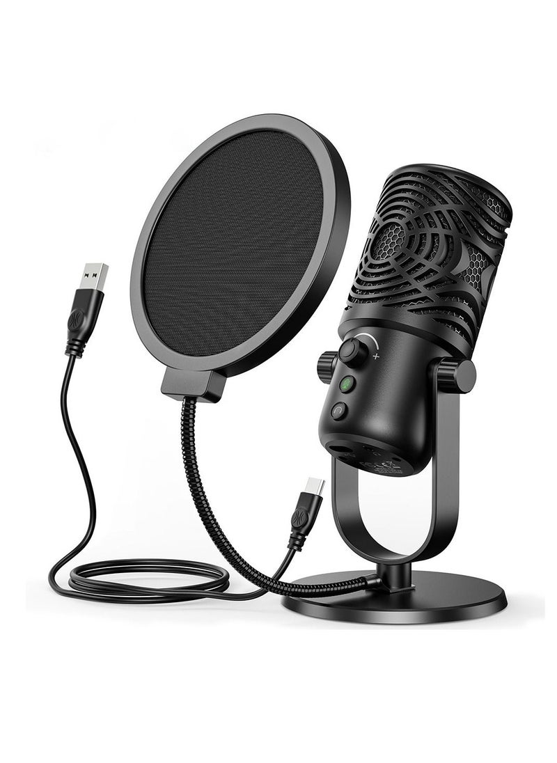 ون أوديو FM1 USB مكثف الألعاب ميكروفون للألعاب المعيشة / الجري / بودكاست / يوتيوب  - Image 1