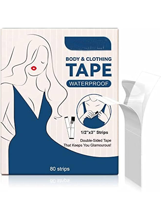 erorex Ali Double Sided Tape For Clothes And Body Strength Tape Adhesive Transparent Clear Adhesive Dress Tape Sticky Tape For Clothes Women Clothing  - Image 1