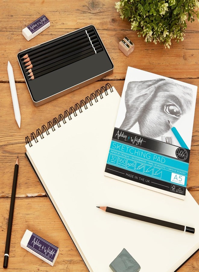 Ashton and Wright - A4 8.3" x 11.7" Classic Ivory Sketching Pad - 160gsm Paper - 30 Sheets - Image 4