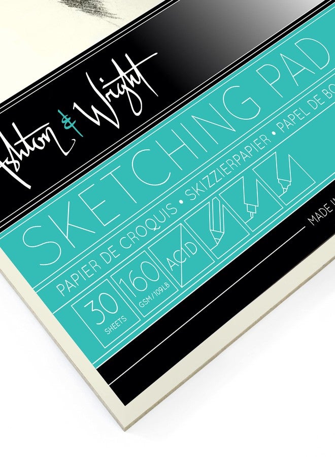 Ashton and Wright - A4 8.3" x 11.7" Classic Ivory Sketching Pad - 160gsm Paper - 30 Sheets - Image 2