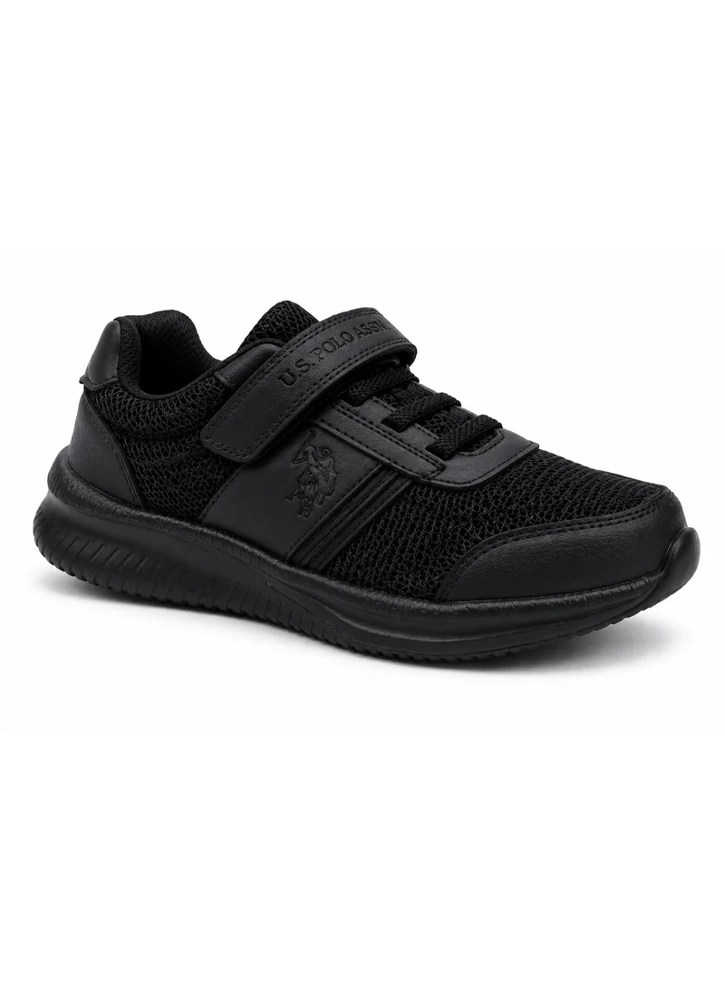 U.S. Polo Assn. U.S. Polo Assn. Kids Casual Mesh Walking Shoes with Hook & Loop Strap Lightweight Comfortable Sneakers