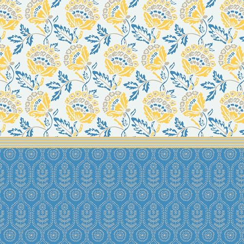 Home Ecstasy 100% Cotton Single Bedsheet with 1 Pillow Cover - (Size 59 x 87 inches, 140 TC, Colour - Blue: Crystal Wave) - Image 5