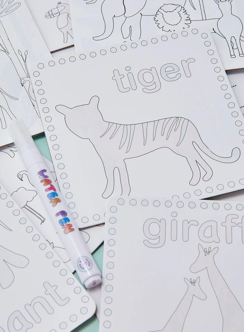 Floss & Rock Jungle Water Pen And Cards