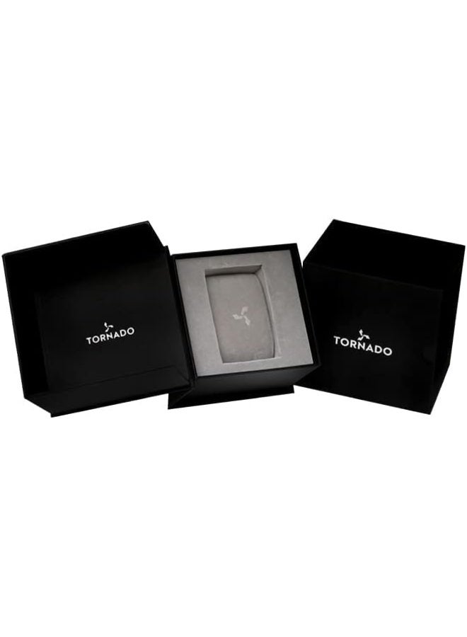 Tornado Men's Japan Quartz Movement Watch, Chronograph Display and Stainless Steel Strap - T3149B-XBXL, Gun Metal - Image 4