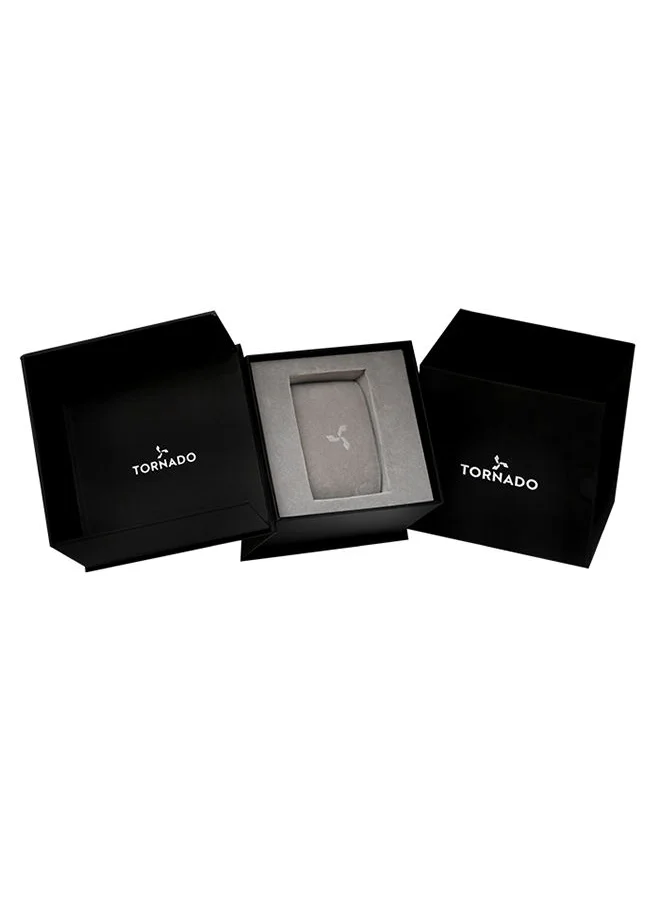 TORNADO Tornado CELESTIA CHRONO Men's Japan Quartz Movement Watch, Chronograph Display and Solid Stainless Steel Strap - T3149B-XBXL, Gun Metal