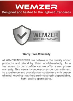 WEMZER INDUSTRIES WEMZER | Premium Ceramic Brake Pads |D1060-1HA1A-WZ|Compatible With: Dacia, Nissan, Opel, Renault, Suzuki, Vauxhall (Find Fitting Compatibility in Description)  - Image 3