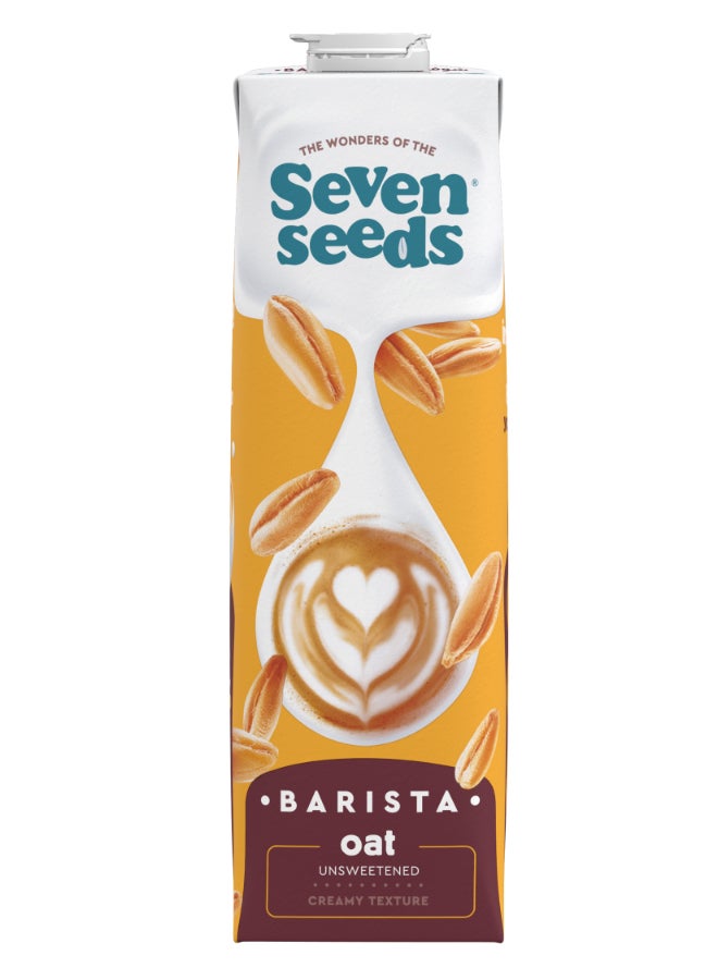 Seven Seeds Oat Barista Edition 1L - Dairy-Free Milk for Coffee & Latte Art - Image 1