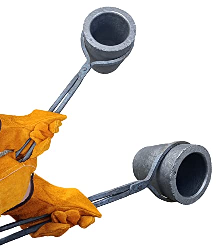 LSMIITTH 4KG-8Kg Crucible Tongs Set for Melting Metal, Foundry Casting Tools Lifting and Pouring Tongs - 19inches - Image 2