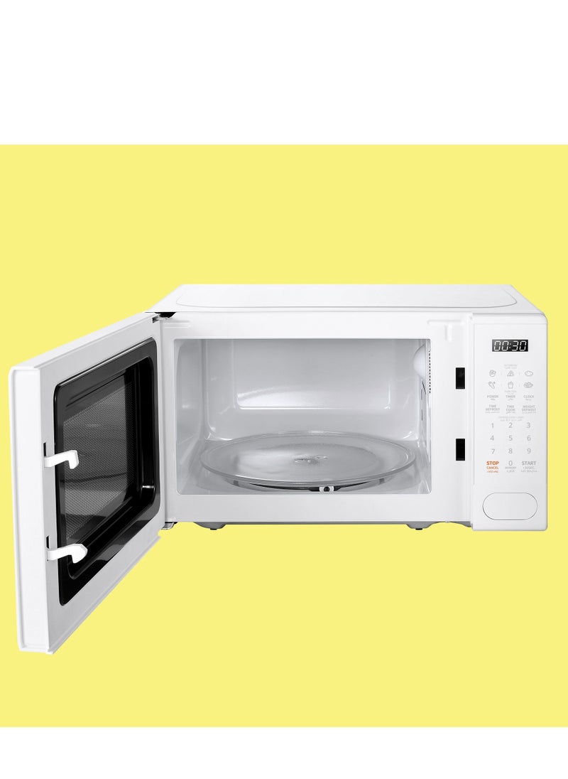 Comfee' COMFEE Microwave Oven 20L 700W with 6 Cooking Presets Express Cook 11 Power Levels Defrost and Memory Function-White  - Image 3