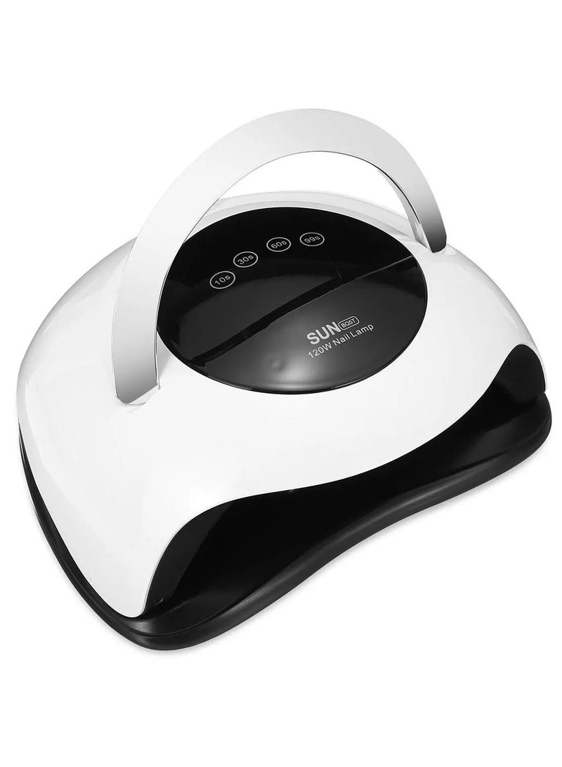 SUN BQ5T 120W UV LED Nail Lamp For Drying Gel Polish LCD Display - Image 3