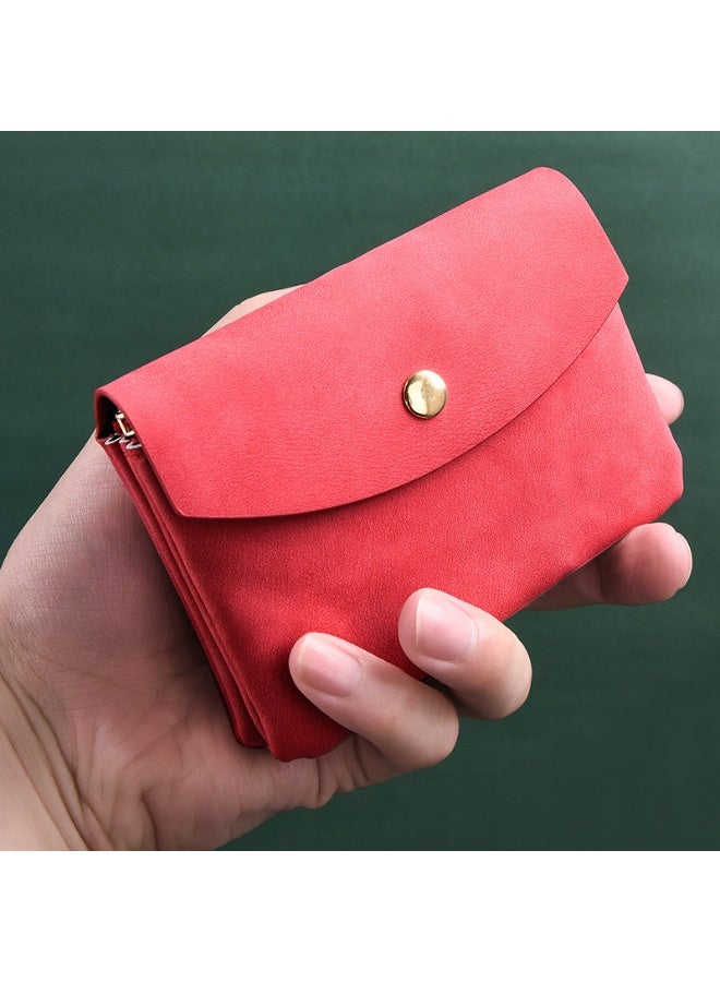 Mark Fairwhale Double Layered Large Capacity Soft Bag Compact Mini Short Wallet  - Image 2