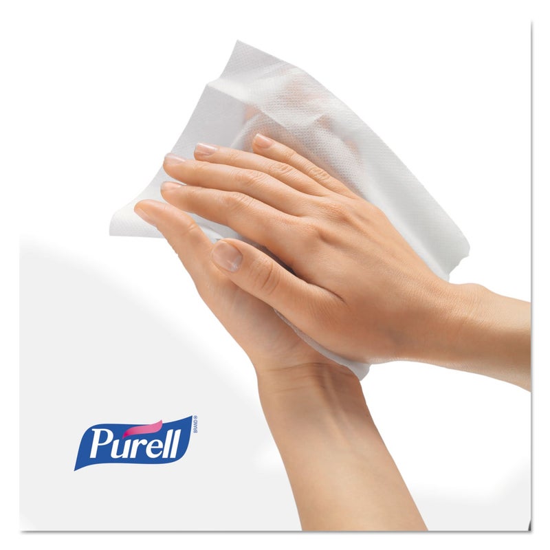 Purell مناديل تعقيم اليدين المبللة مسبقًا، مناديل مغلفة بشكل فردي، 100/علبة - Image 5