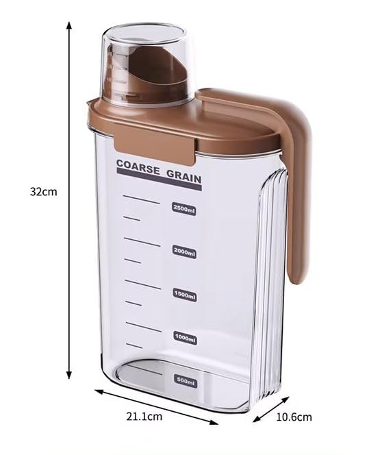 Seadra Environmental Protection Cereal Storage Container Kitchen Container Airtight Cereal Storage Jar - Image 2