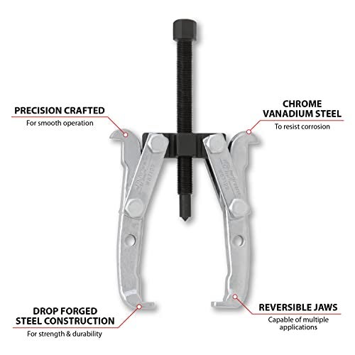 Performance Tool W87122 3-1/4-Inch Reach x 4-Inch Spread 2-Jaw Gear Puller - Image 2