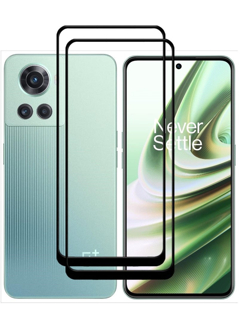 ACLIX 2 Pieces Antistatic ESD Dustproof Premium Quality High Definition Tempered Glass Screen Protector Designed For OnePlus 10R - Image 1