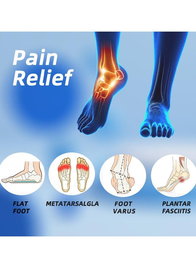 Arch Support Inserts Women Men, Orthotic Inserts For Flat Feet, Plantar Fasciitis Insoles, Pain Relief Shoe Inserts For High Arch Support Insoles - Image 5