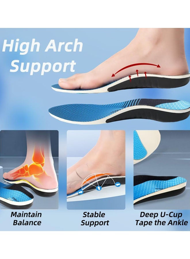 Arch Support Inserts Women Men, Orthotic Inserts For Flat Feet, Plantar Fasciitis Insoles, Pain Relief Shoe Inserts For High Arch Support Insoles - Image 3