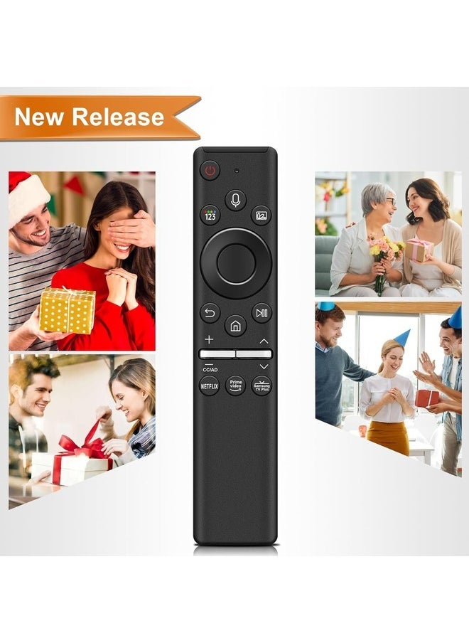 BN59-01330A Upgraded Voice Remote Control - Universal Compatibility for Samsung Curved, Frame, QLED, LED, LCD, 8K & 4K Smart TVs