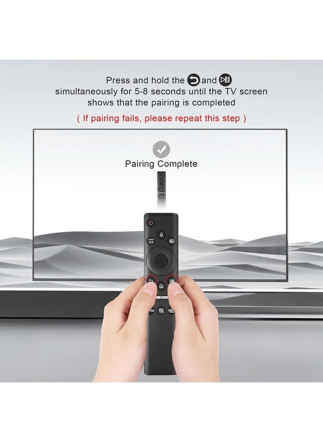 BN59-01330A Upgraded Voice Remote Control - Universal Compatibility for Samsung Curved, Frame, QLED, LED, LCD, 8K & 4K Smart TVs
