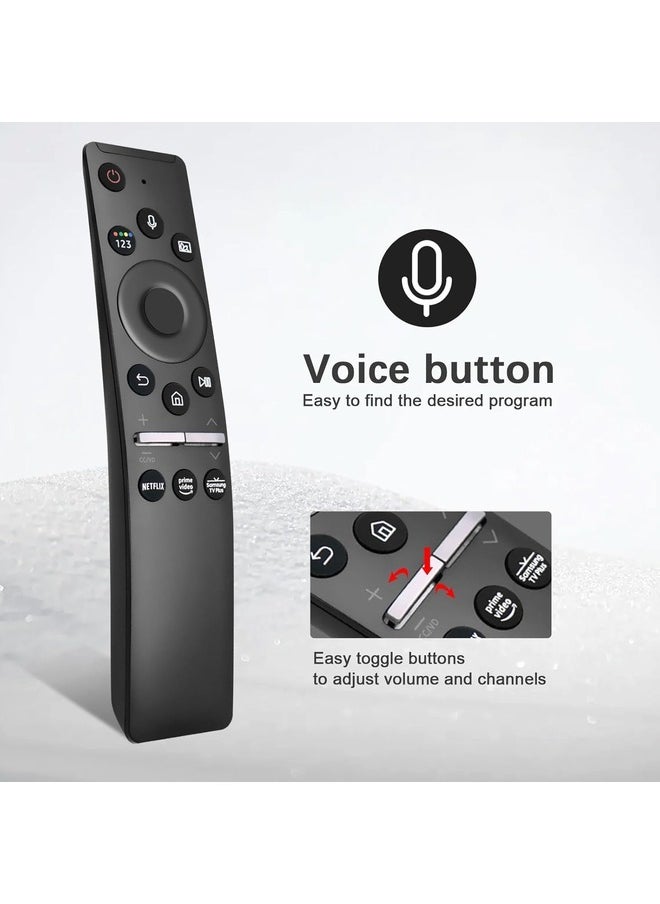 BN59-01330A Upgraded Voice Remote Control - Universal Compatibility for Samsung Curved, Frame, QLED, LED, LCD, 8K & 4K Smart TVs