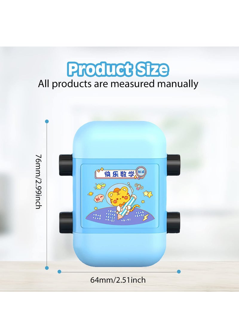 SYOSI Addition Subtraction 2 in 1 Math Roller Stamps, 3Pcs Reusable Roller Digital Teaching Stamp for Kids, Math Practice Stamps Within 100 Teaching Stamp for Home Preschool Kindergarten Classroom Supplies - Image 5