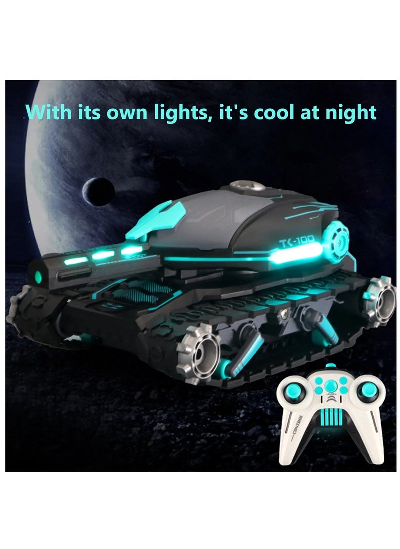 Generic Water Bomb Tanks, RC Tank Car Toy, Remote Control Vehicle 180 Degree Rotation, Water Bomb Tank  - Image 4