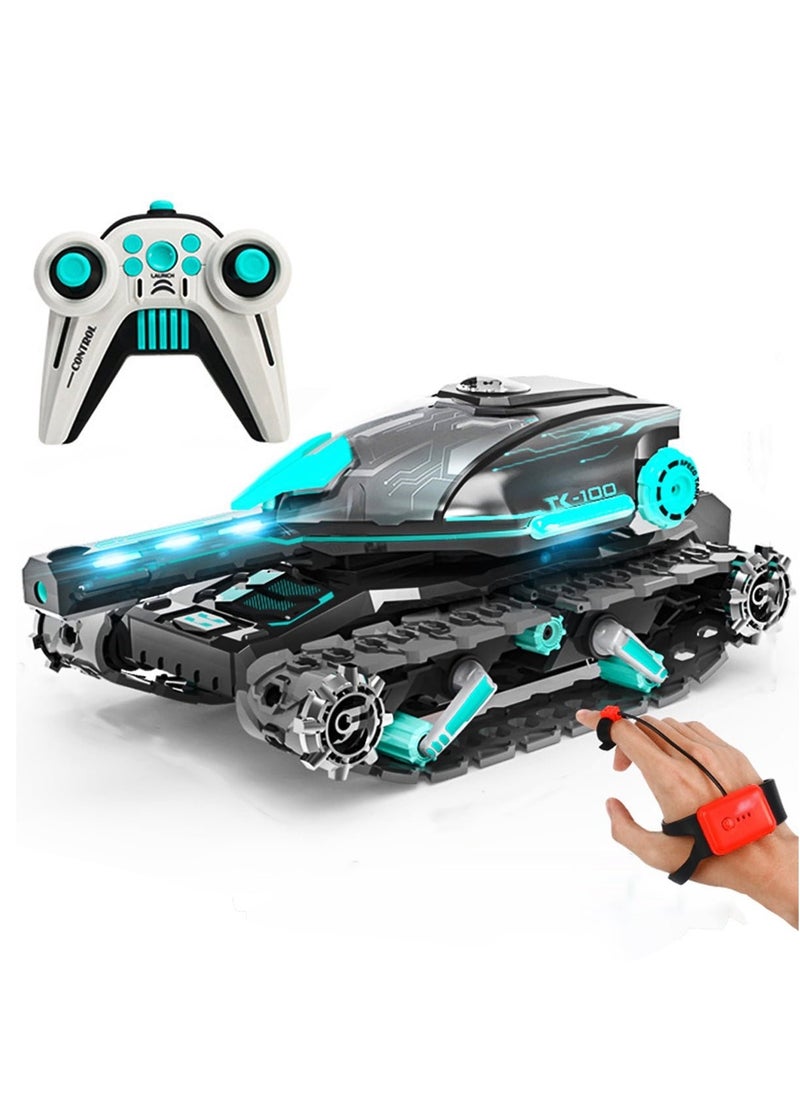 Generic Water Bomb Tanks, RC Tank Car Toy, Remote Control Vehicle 180 Degree Rotation, Water Bomb Tank  - Image 1