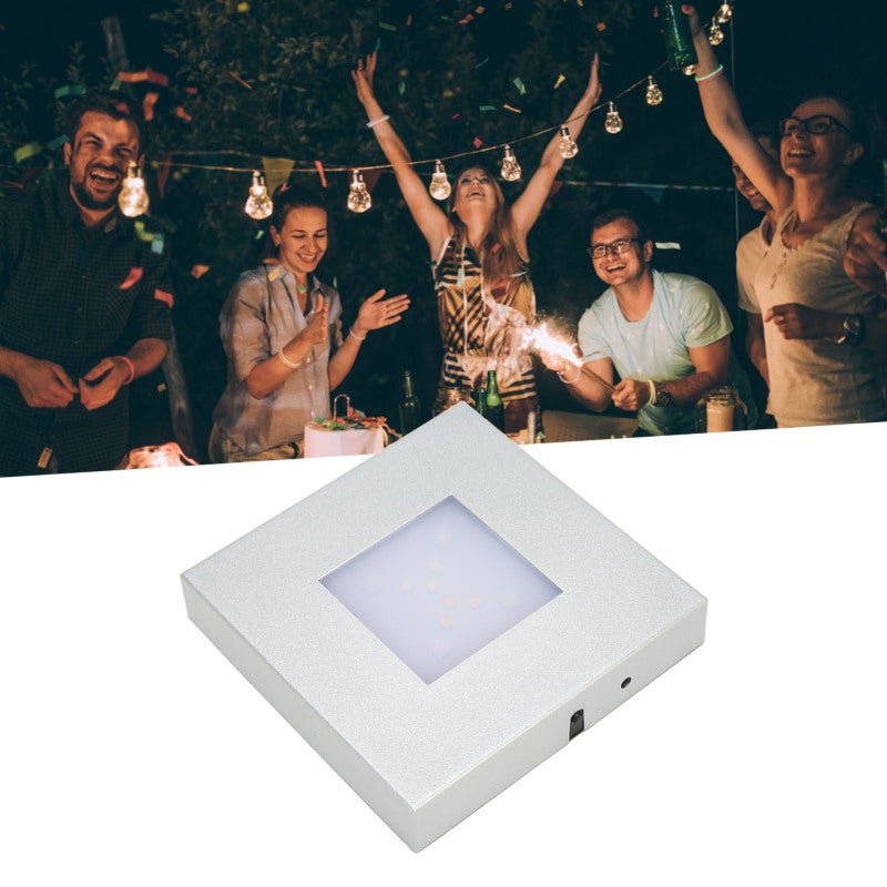 LED Display Base: Square Light Stand With 2 Power Supply Modes - Multi Mode Energy Saving LED For Glass Figurines, Art Jewelry, Collectors & Gift Display - Image 3