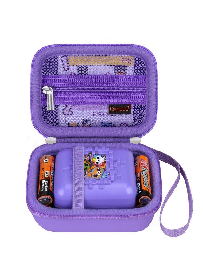 Canboc Hard Carrying Case For Bitzee/Bitzee Disney/Bitzee Magicals Interactive Toy Digital Pet, Virtual Electronic Pets Kids Toys Storage Bag, Purple+Purple (Case Only) - Image 1