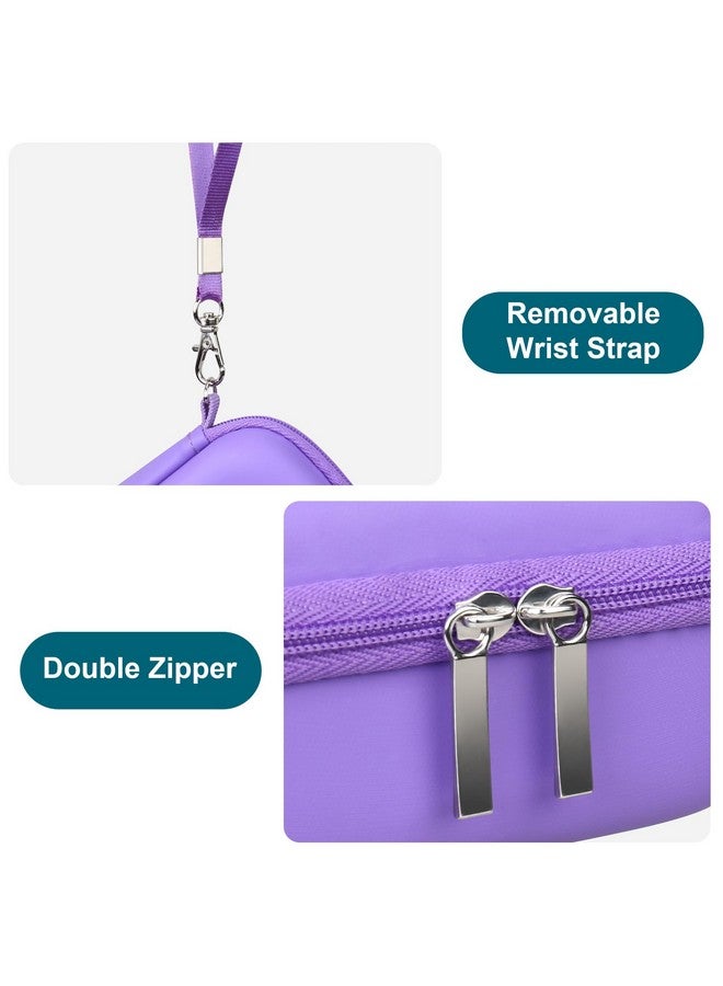 Canboc Hard Carrying Case For Bitzee/Bitzee Disney/Bitzee Magicals Interactive Toy Digital Pet, Virtual Electronic Pets Kids Toys Storage Bag, Purple+Purple (Case Only) - Image 5