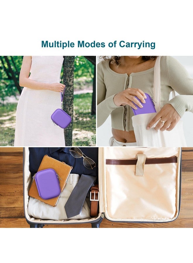 Canboc Hard Carrying Case For Bitzee/Bitzee Disney/Bitzee Magicals Interactive Toy Digital Pet, Virtual Electronic Pets Kids Toys Storage Bag, Purple+Purple (Case Only) - Image 3