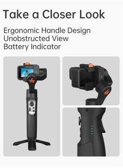 hohem iSteady Pro 4 3-axis handheld action camera gimbal stabilizer  - Image 4