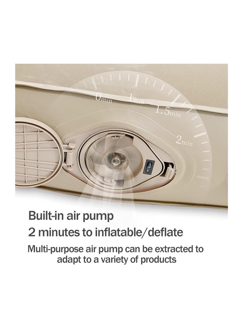 BlueFire Heavy-Duty Inflatable Sofa for Outdoor & Indoor Use - 400kg Capacity, Portable Camping Sofa with Pump, Carry Bag, 1000D Oxford Fabric, Ideal for Beach, Pool, Travel, and Parties - Image 5