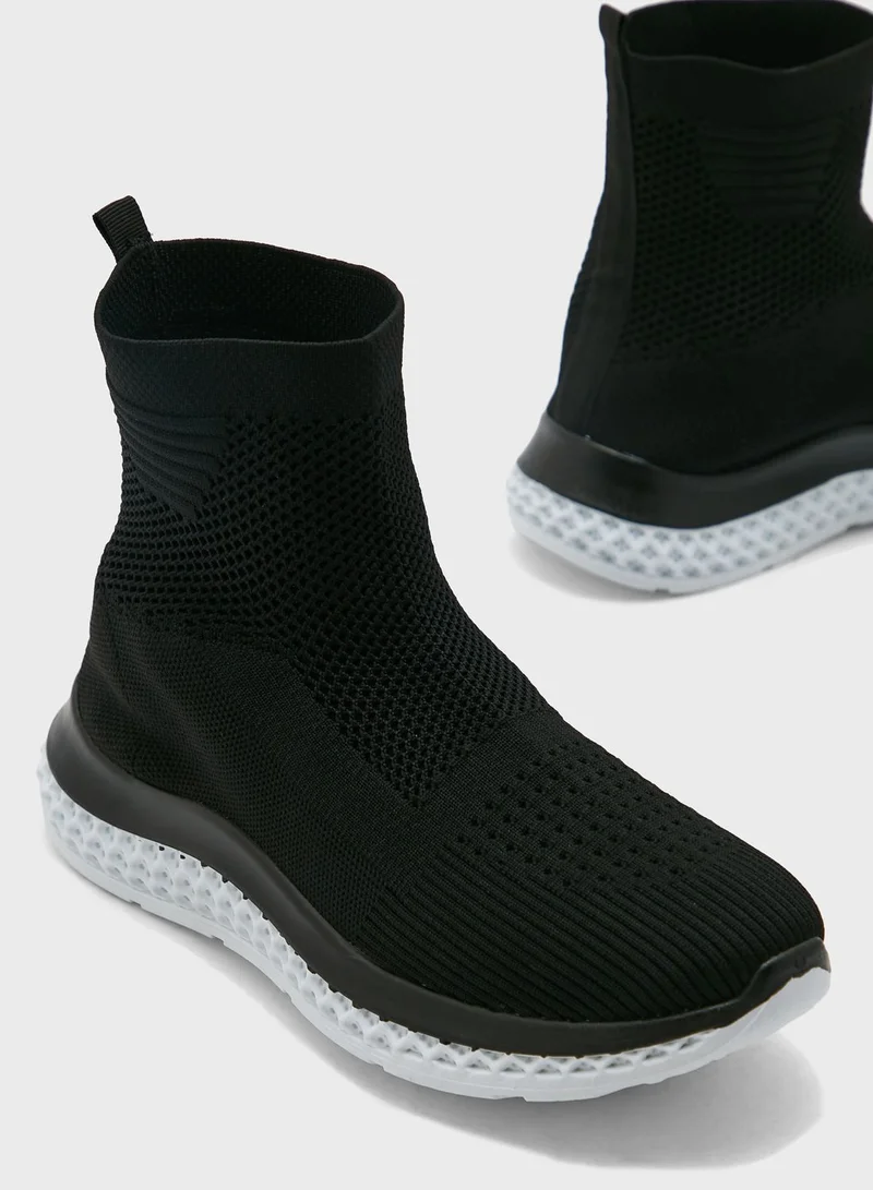 BRAVE SOUL Brave Soul For Seventy Five Knitted Pull On Sneakers