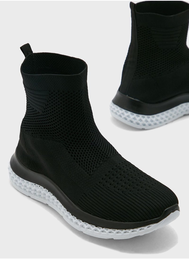 BRAVE SOUL - Brave Soul For Seventy Five Knitted Pull On Sneakers - Image 1