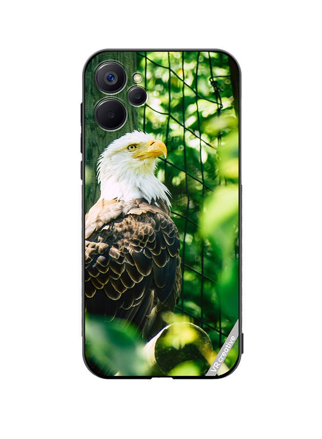 VR CREATIVE Protective Case Cover For Realme 9i 5G Mighty Eagle Design Multicolour - Image 1