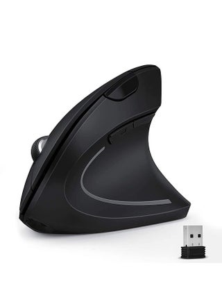 Ergonomic Silent Wireless Mouse, Rechargeable Wireless Vertical Mice with USB Receiver for Computer/Laptop/PC(Black) - pzsku/Z12B20E5DD25FD592DF8EZ/45/_/1732512504/27883943-5d9b-40bd-8d9a-f1404a8b0c25