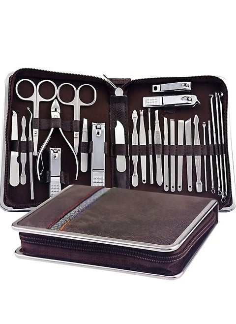 Piece Set Stainless Steel Nail Clippers Set Household Nail Cutter Suit With Box Trimmer Grooming Manicure Pedicure Nail Tools