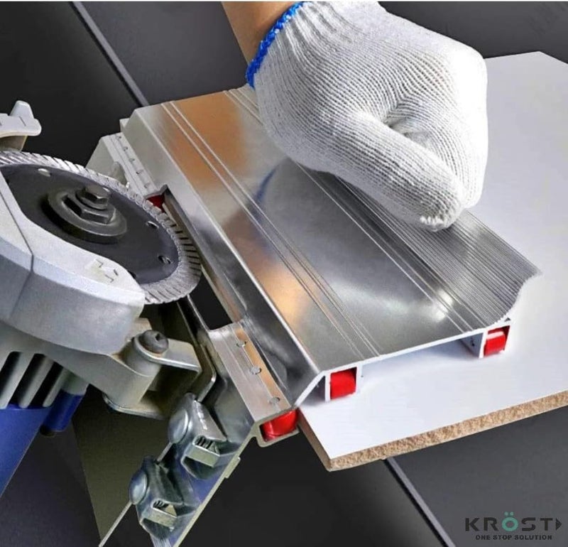 KROST KROST 45 degree Chamfering Device 45 Degree Angle Cutting Frame Roller Seat for Marble Granite Tiles and Wood Cutting 45 Degree Cutting Machine Tile Chamfering Tool  - Image 5