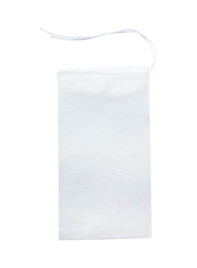 NIBEMINENT 100-Piece Tea Filter Bag Set White 8.5x11centimeter  - Image 1