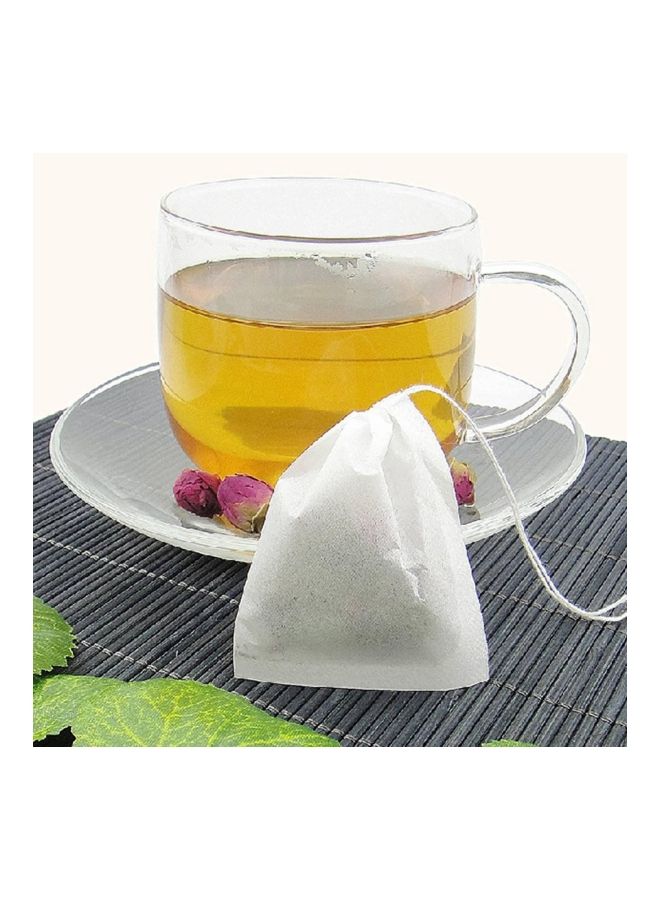 NIBEMINENT 100-Piece Tea Filter Bag Set White 8.5x11centimeter  - Image 5