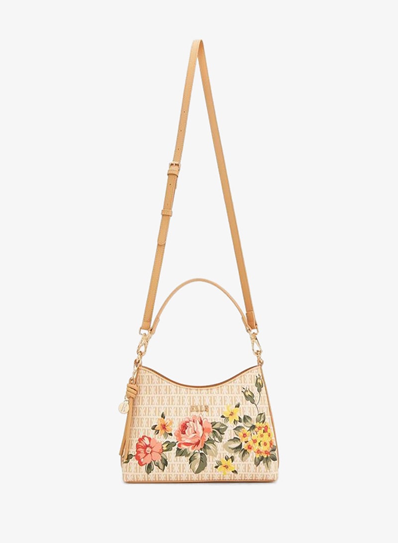 ELLE Floral Print Shoulder Bag With Detachable Strap - Image 2