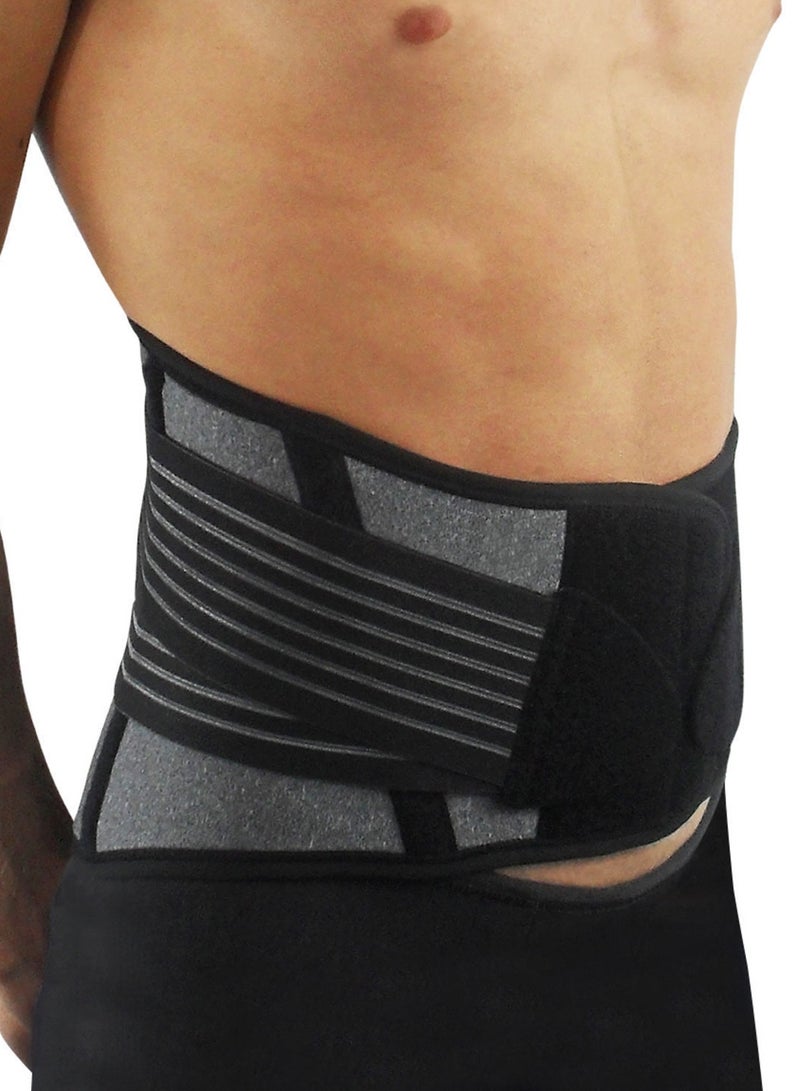 PAVIS SELF-CARE+ Back Brace – Adjustable Back Support Belt for Lower Back Pain Relief, Anti-Skid Lumbar Support for Sciatica & Scoliosis, for Men & Women, Italy Brand, Bacteriostatic Material, 100% Cotton - Image 1