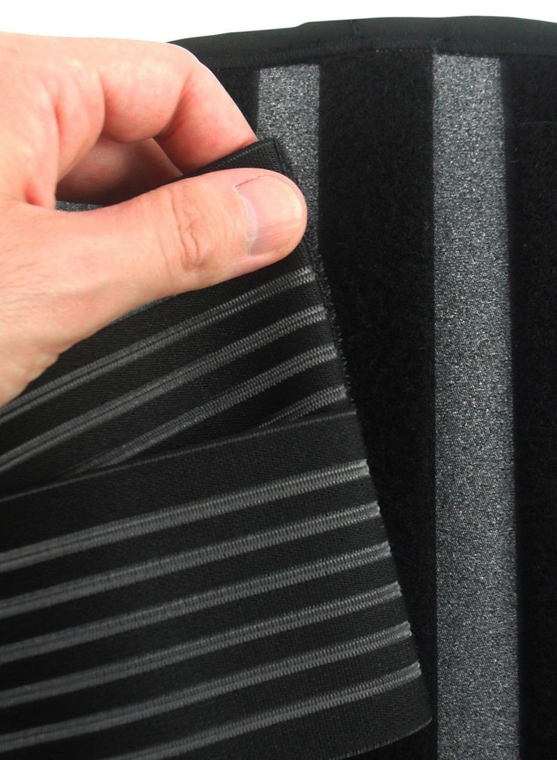 PAVIS SELF-CARE+ Back Brace – Adjustable Back Support Belt for Lower Back Pain Relief, Anti-Skid Lumbar Support for Sciatica & Scoliosis, for Men & Women, Italy Brand, Bacteriostatic Material, 100% Cotton - Image 4