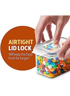 Arabest Food Storage Containers Set with Lids (24 Pack) for Kitchen and Pantry Organization - BPA Free Kitchen Canisters for Cereal, Rice, Flour & Oats - Free Marker and 24 Labels  - Image 4