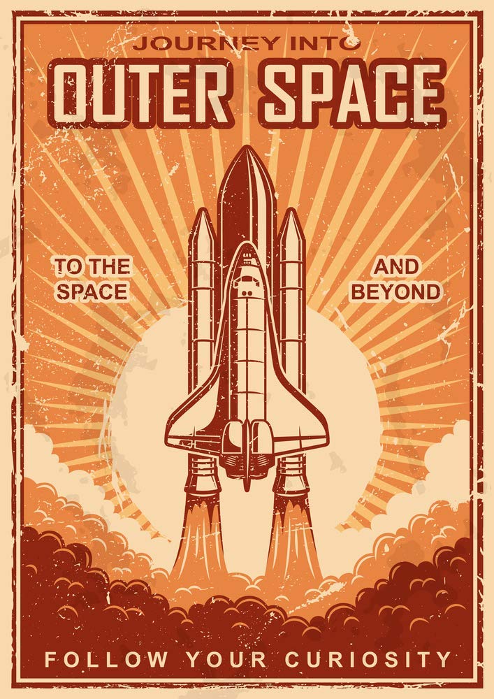 5 Ace Outer Space Motivational Poster|Inspirational Poster|Country Love|Religious|Poster About Life|HomeDecorPoster|Poster for Every Room,Office, GYM|(300 GSM_12X18inch_Multicolor) - Image 5