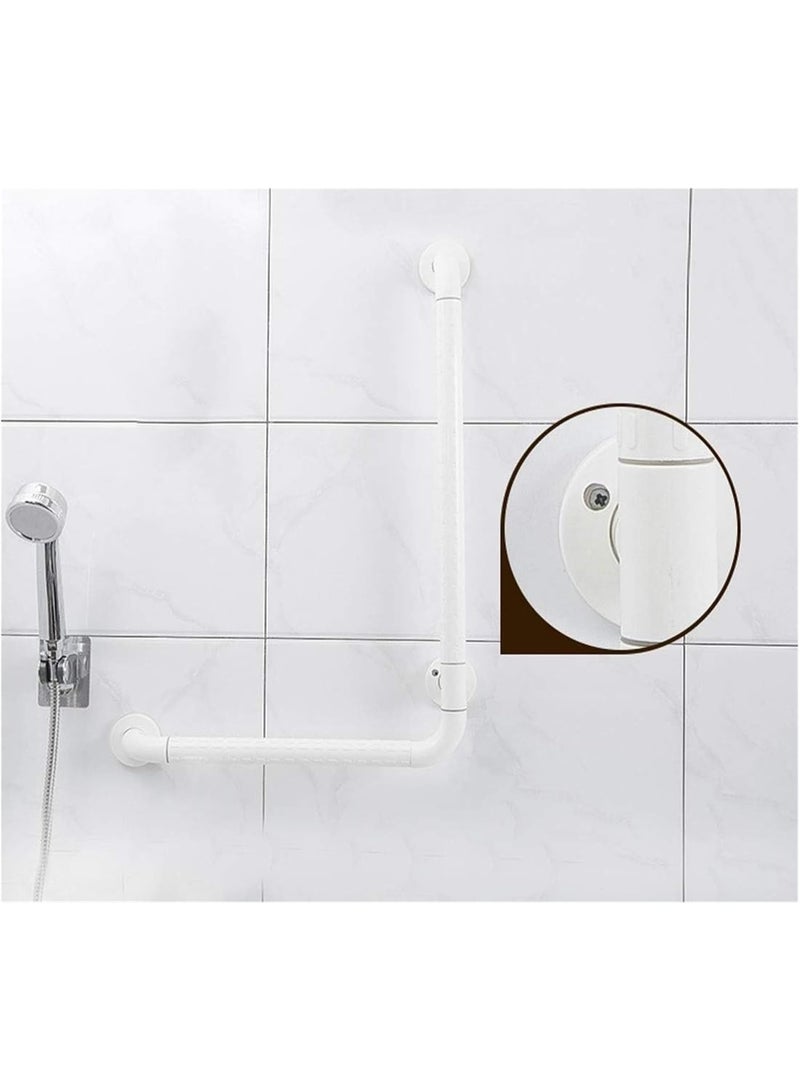 L-Shaped 90 Degree Bathroom Grab Bar, Wall-Mounted Safety Handrail for Toilet and Shower Areas, Support Handle, 1 Piece - Image 4