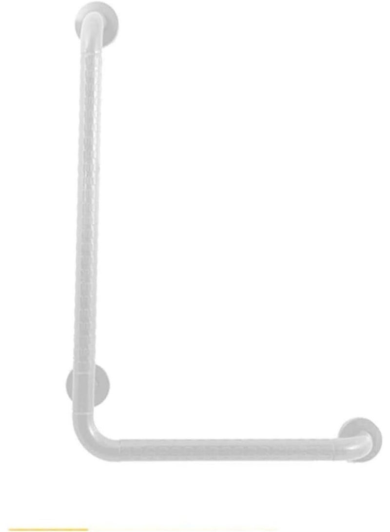 L-Shaped 90 Degree Bathroom Grab Bar, Wall-Mounted Safety Handrail for Toilet and Shower Areas, Support Handle, 1 Piece - Image 1