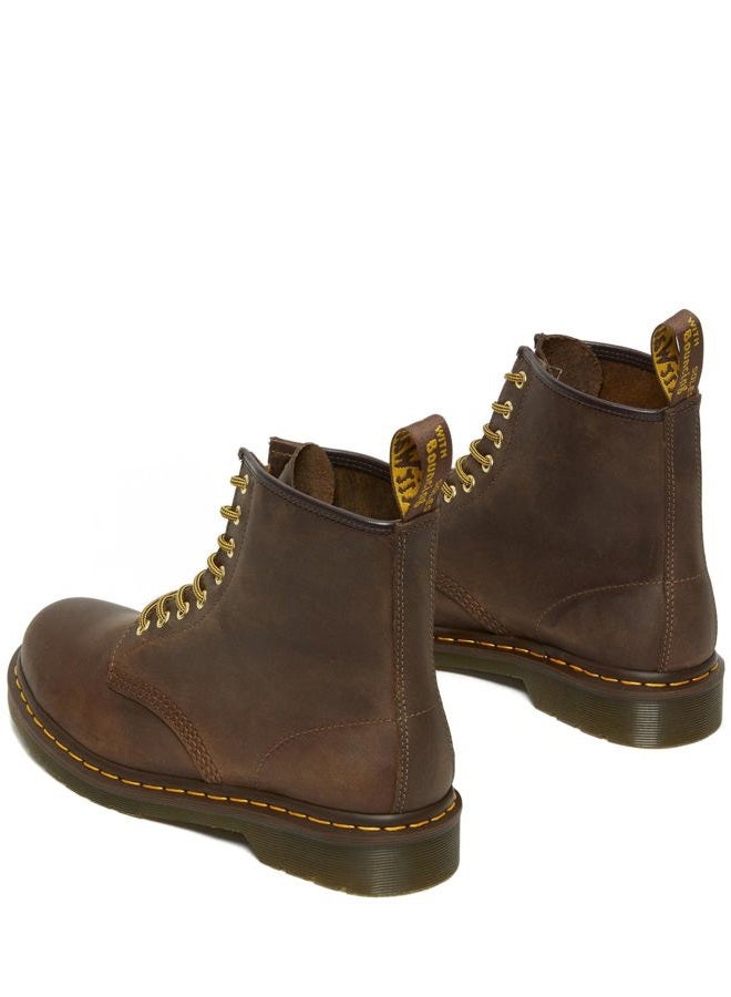 Dr. Martens Unisex 1460 Crazy Horse Leather 8 Eye Boot, Brown, 11 Women/10 Men - Image 4